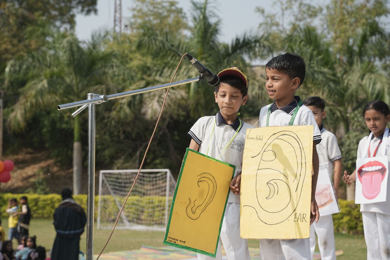 Children performing at school celebration